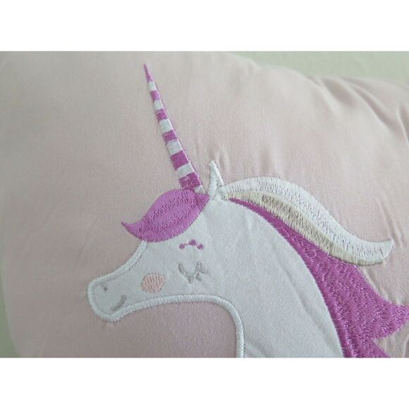 Lilly Love Purple to Pink Ombre Reversible Unicorn TWIN Comforter Set - Picture 9 of 11